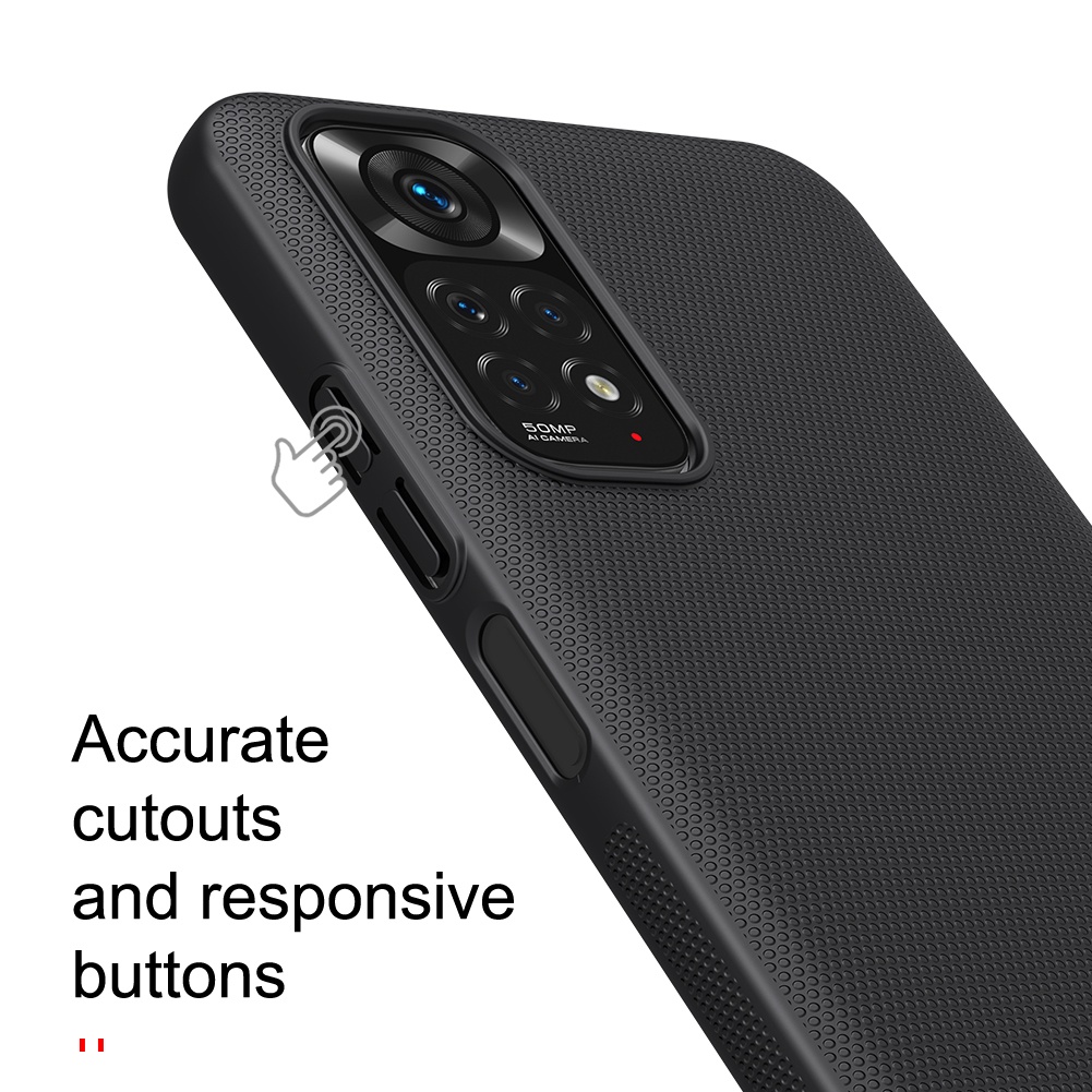 ỐP LƯNG DÀNH CHO ĐIỆN THOẠI XIAOMI REDMI NOTE 11 NILLKIN NHỰA CỨNG SẦN