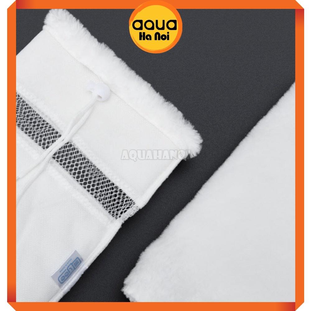 Túi lọc 2 lớp chống tràn - loại bỏ cặn bẩn hồ cá cảnh thủy sinh - 18*50cm - dễ dàng vệ sinh