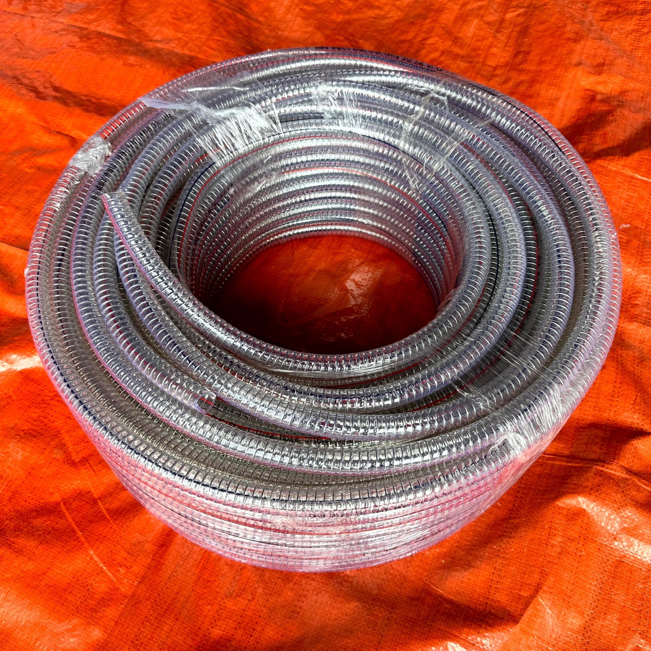 Ống nhựa PVC lõi thép phi 16mm cuộn 100m - Hàng nhập khẩu cao cấp