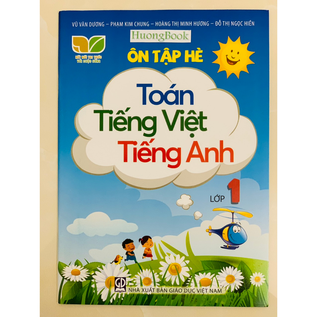Sách - ôn tập hè toán tiếng việt tiếng anh lớp 1