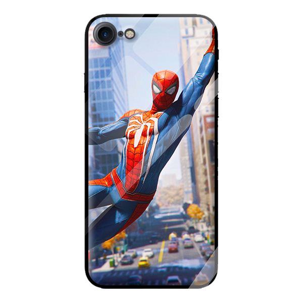 Ốp kính cường lực cho iPhone 7 nhện 02 - Hàng chính hãng
