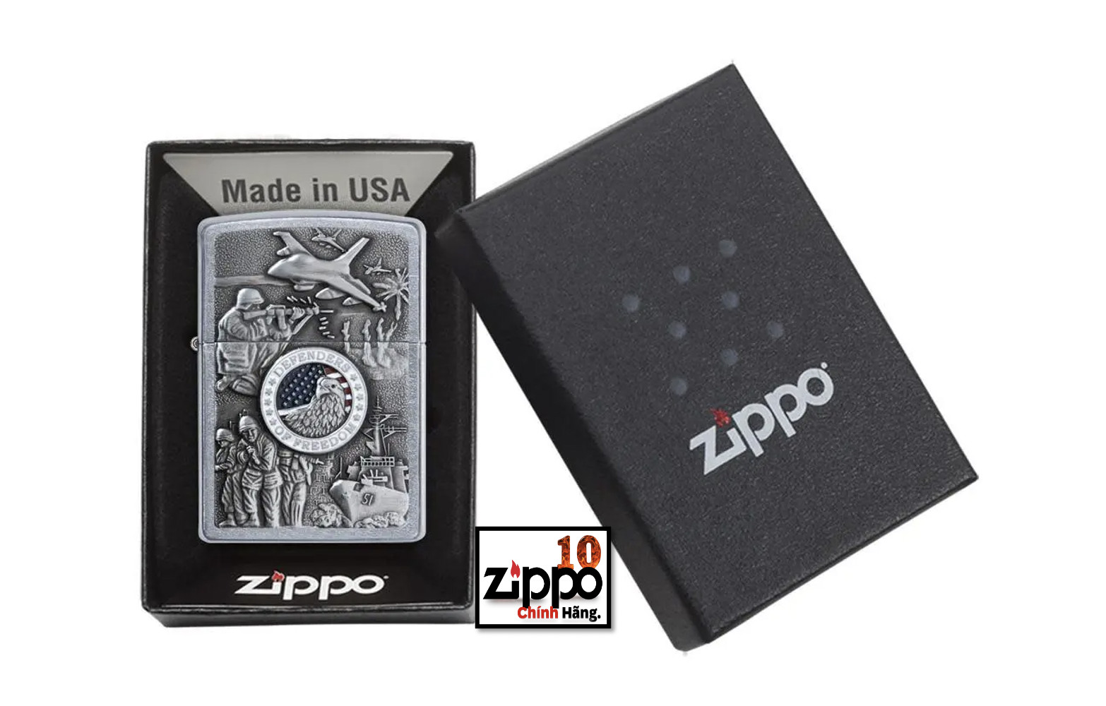 Bật lửa ZIPPO 24457 Joined Forces - Chính hãng 100%