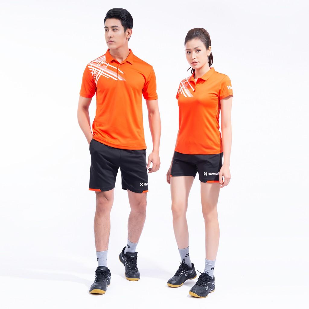 Áo Thể Thao Nữ HERMOD Tennis, Cầu Lông, Bóng Chuyền, Vải Co Dãn, Thoáng Mát, Thấm Hút B01CAM