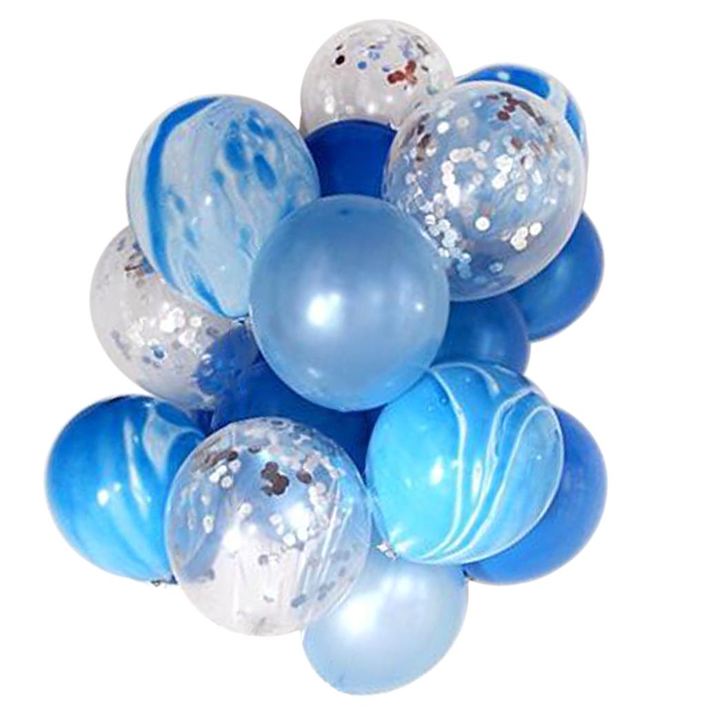 20 Bộ Set Agate Confetti Balloon Balloon Set Cho Tiệc Cưới 12 "