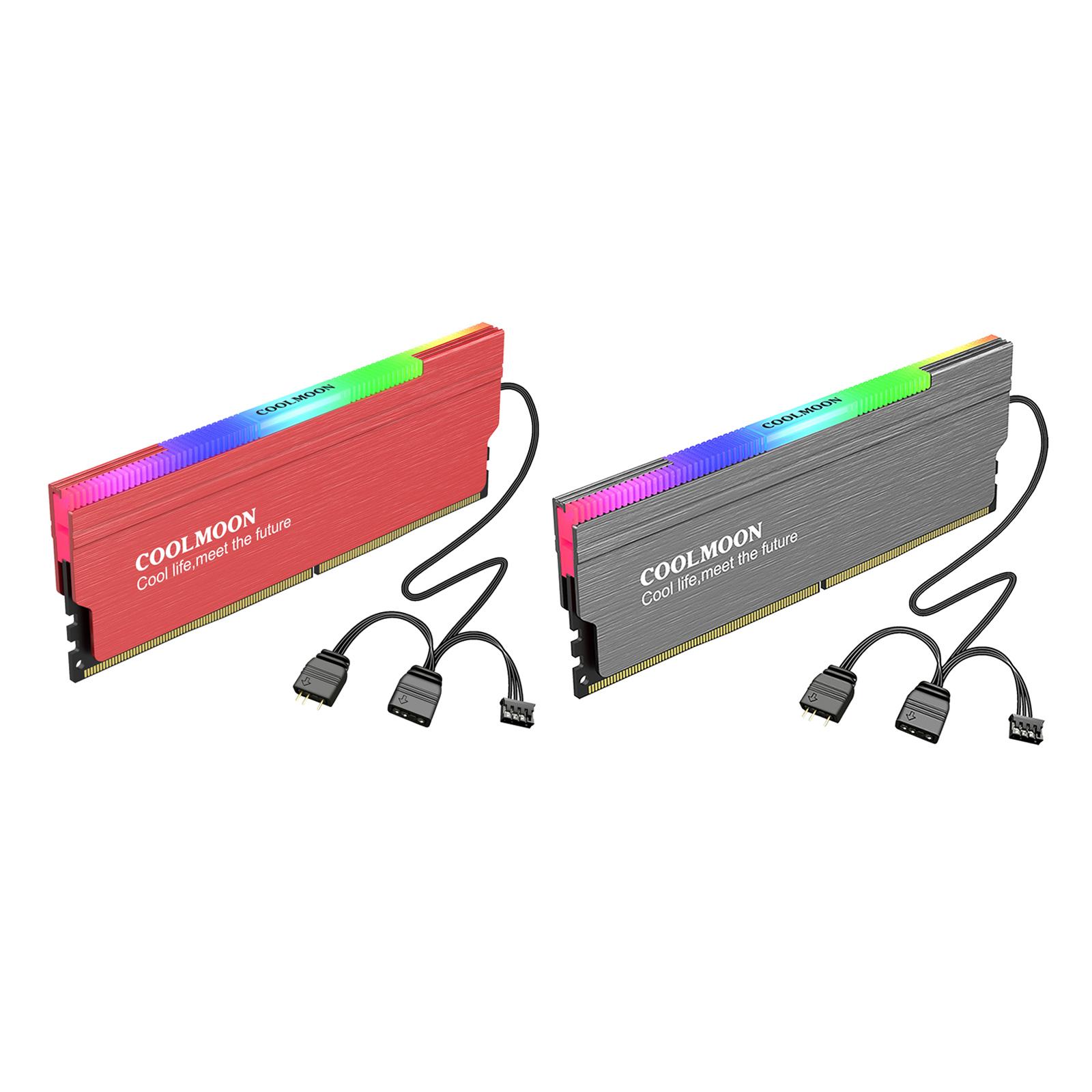 Aluminum Alloy DDR Memory RAM Cooler Radiator for DDR2 DDR3 DDR4DIY PC