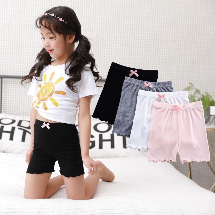 Quần Đùi Cho Bé , Quần Legging Bé Gái Chất Cotton Siêu Mềm Mịn Thoáng Mát