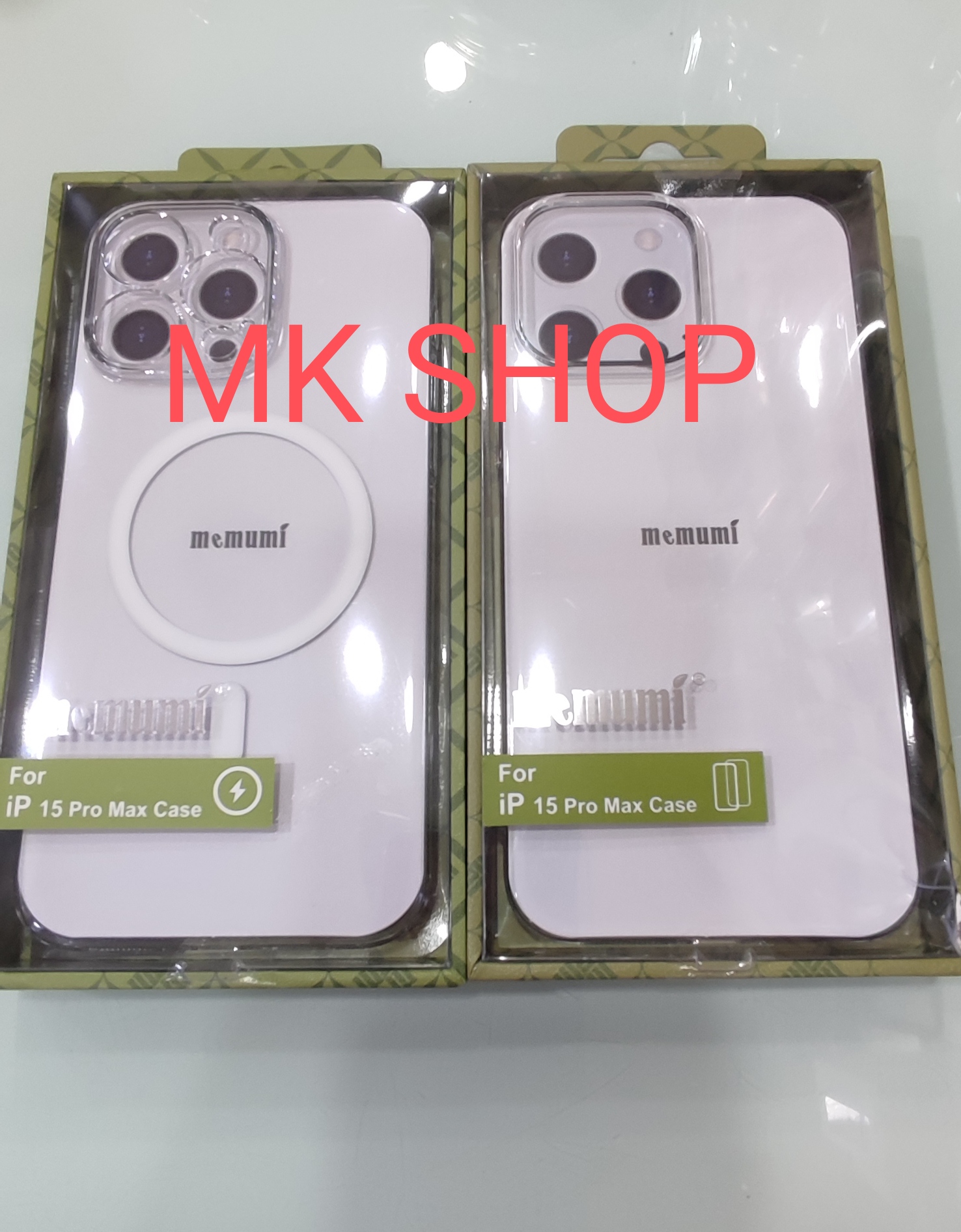 Ốp lưng Memumi dành cho iphone 15 Promax độ trong tuyệt đối, chống trày xước , chống ố vàng - Hàng Chính Hãng