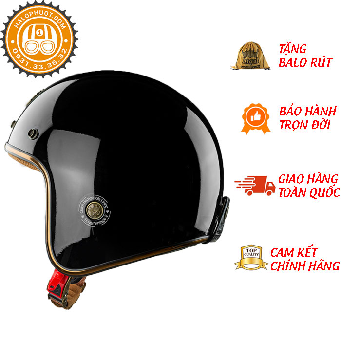 Nón bảo hiểm 3/4 Royal M20C