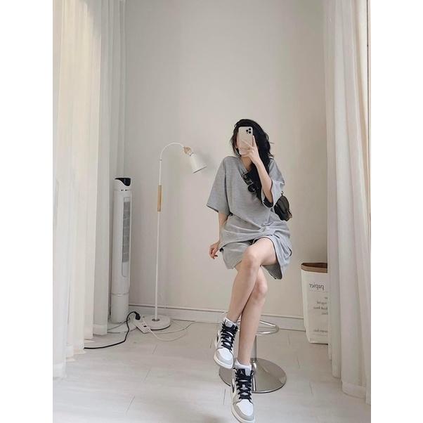 Set Trơn Tổ Ong Cộc Tay Nữ-Bộ quần short đùi áo form rộng tay lỡ, sooc phông mặc ở nhà Ulzzang