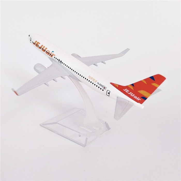 Mô hình máy bay tĩnh B737 JEJU Air 16cm