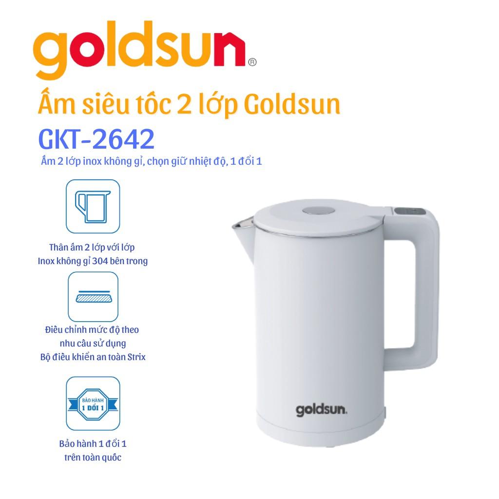 Ấm siêu tốc Goldsun GKT2642 - Hàng chính hãng