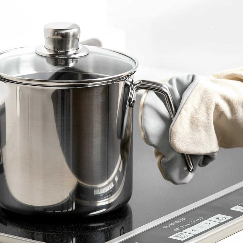 Nồi đa năng inox dùng cho bếp từ Nirwarka 16cm - Hàng Nhập Khẩu Nhật Bản