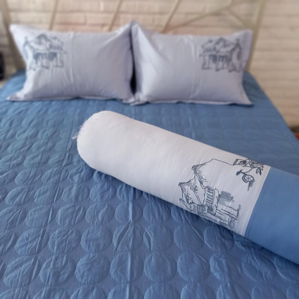 Bộ chăn ga gối sông hồng cao cấp urban UC21 011