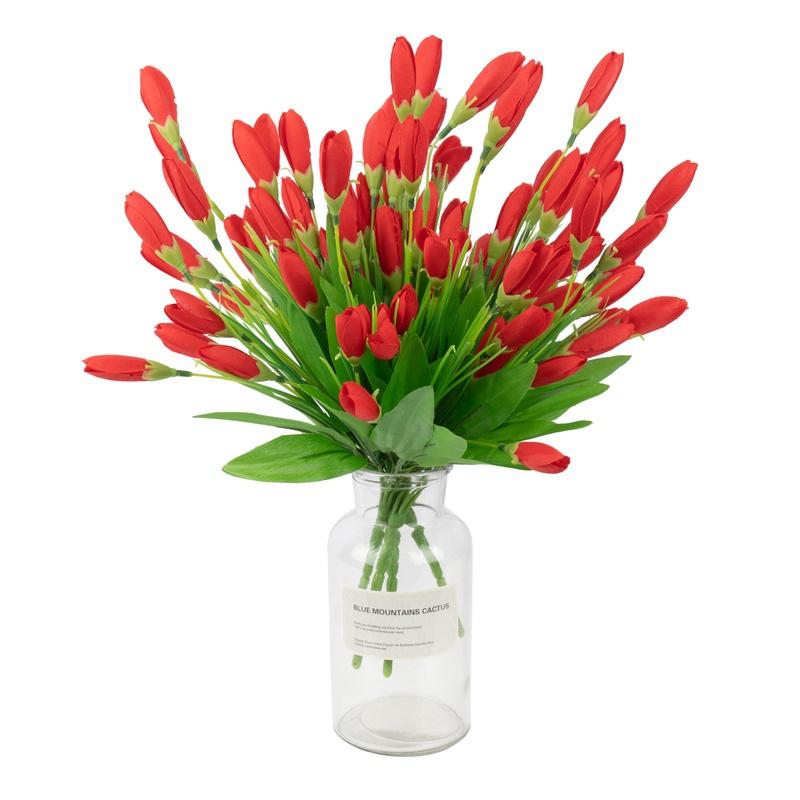 Hoa Tulip Nhân Tạo Trang Trí Văn Phòng/Tiệc Cưới