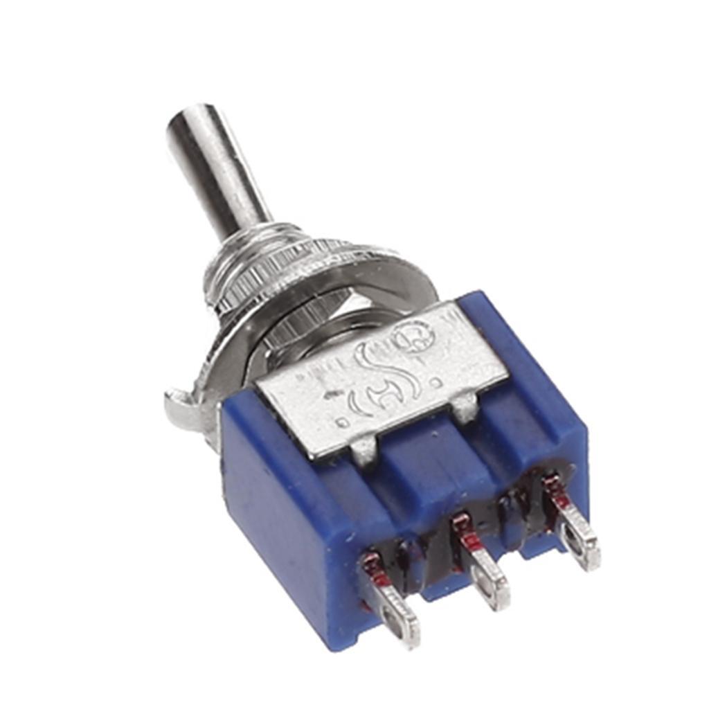 2-Way 3-Pole On/On Mini Toggle Switch Tool Guitar Accessory
