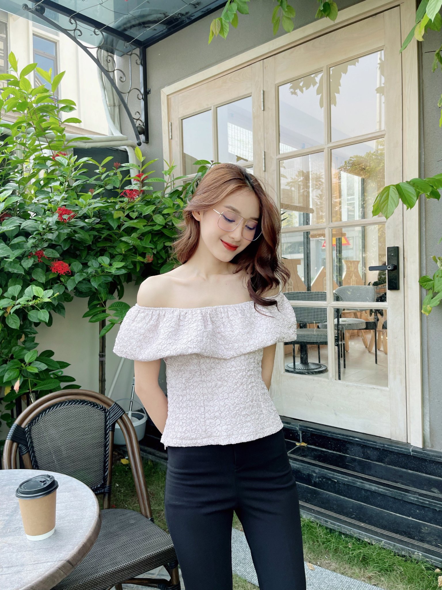 YU CHERRY | Áo nữ Royale Neck Tube Top YA385