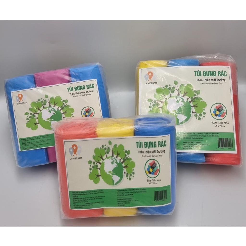 TÚI RÁC 3 CUỘN CỠ TIỂU THÂN THIỆN MÔI TRƯỜNG - LIFVIETNAM