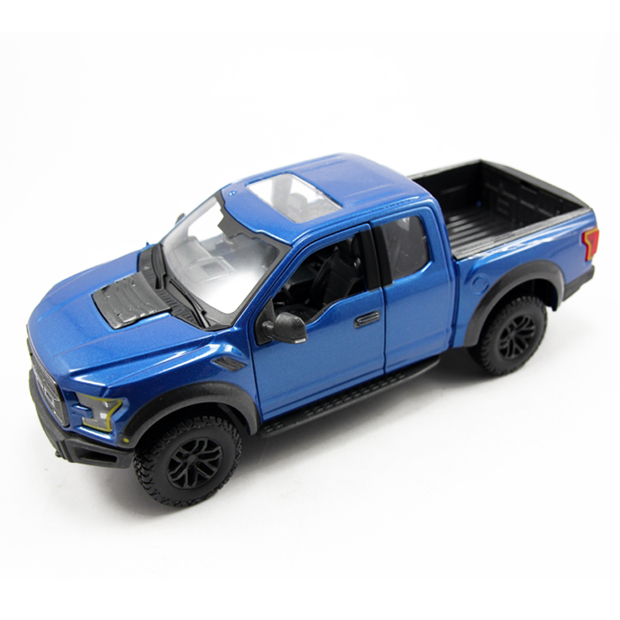 Mô Hình Xe Ford Raptor F-150 Special 2017 Blue 1:24 Maisto MH-31266