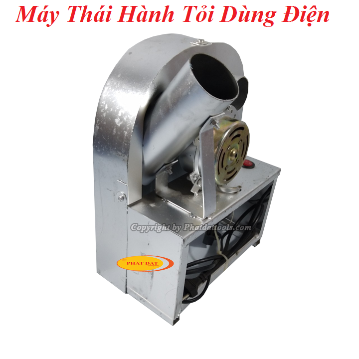 Máy Thái Hành, Tỏi Dùng Motor - Thái Cực Nhanh 200kg 1giờ