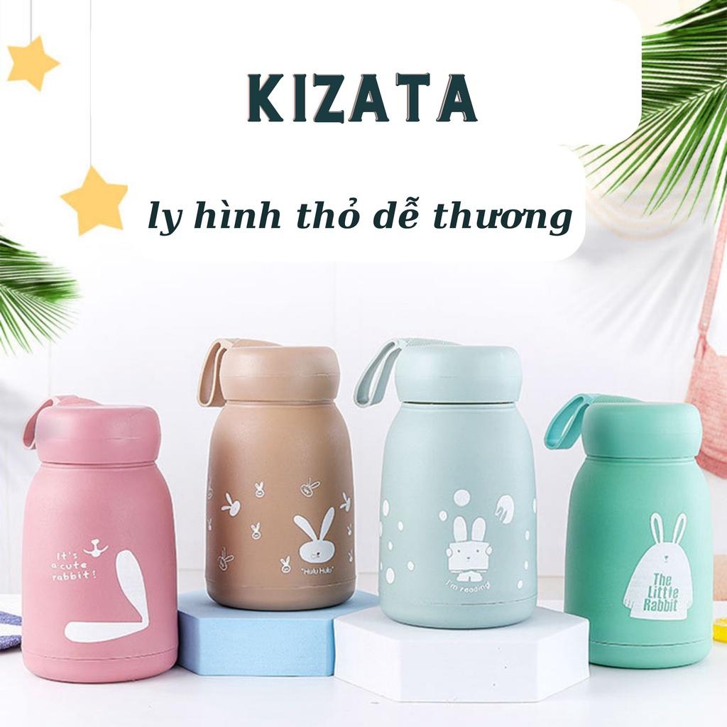 Cốc Thủy Tinh Hai Lớp Hình Thỏ Cute Ngộ Nghĩnh LT01