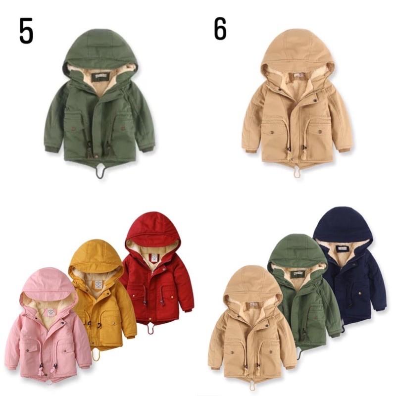 ÁO PARKA KIDS LÓT LÔNG SIÊU ẤM CHO BÉ 3-14tuổi