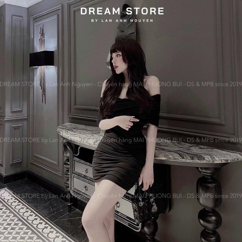 Đầm trễ vai nhúng