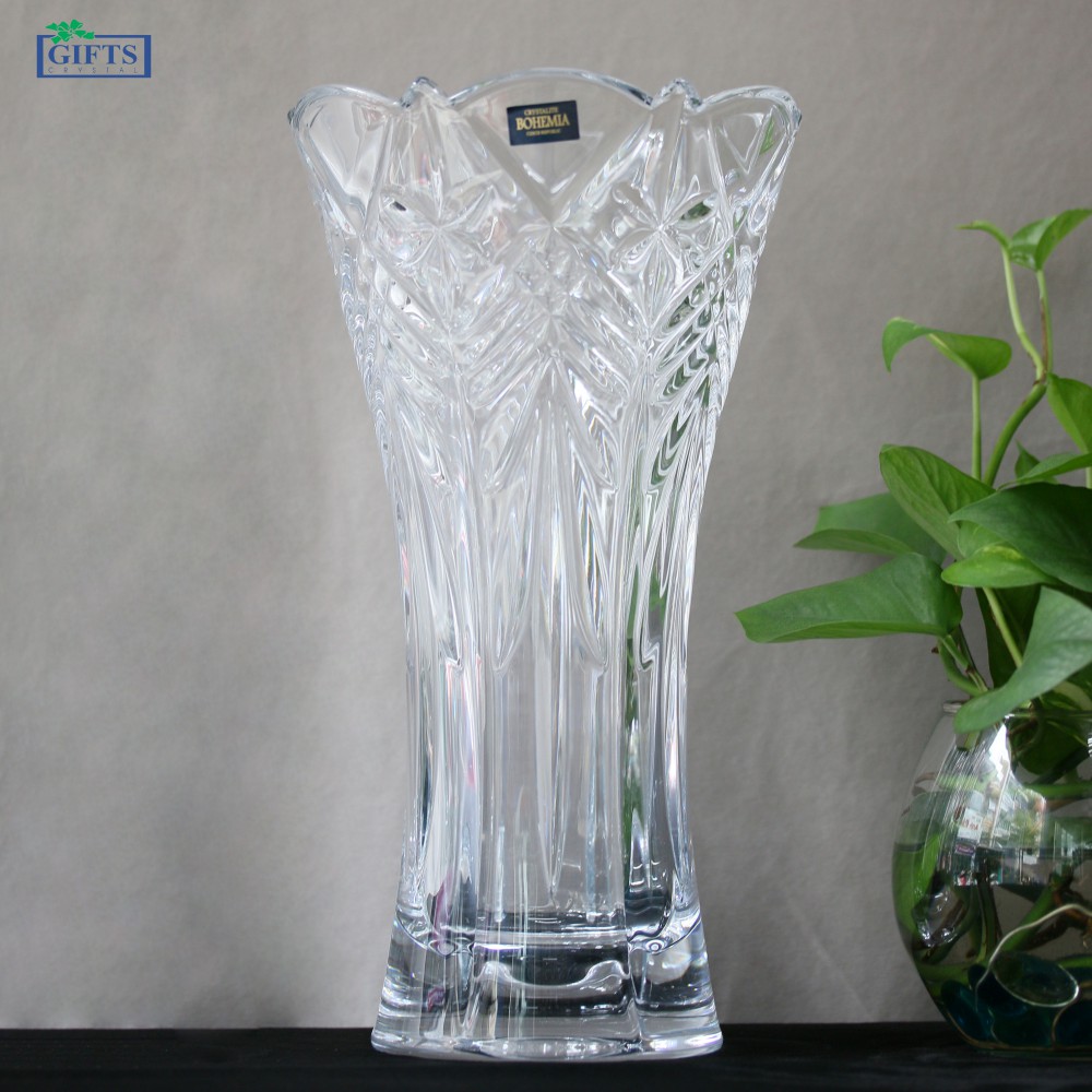 Bình cắm hoa Taurus Bohemia Tiệp khắc cao 30cm