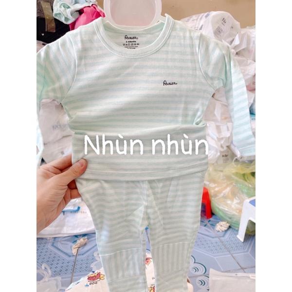 Bộ dài tay cotton cài vai Avaler