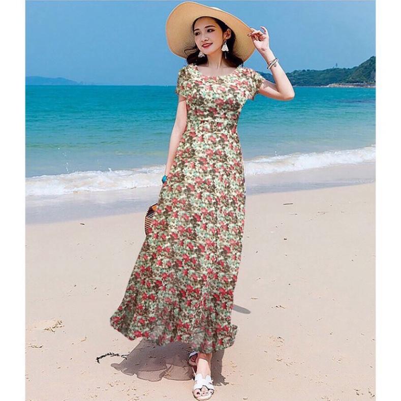 Đầm Váy Nữ Maxi Hoa Duyên Dáng - MH039
