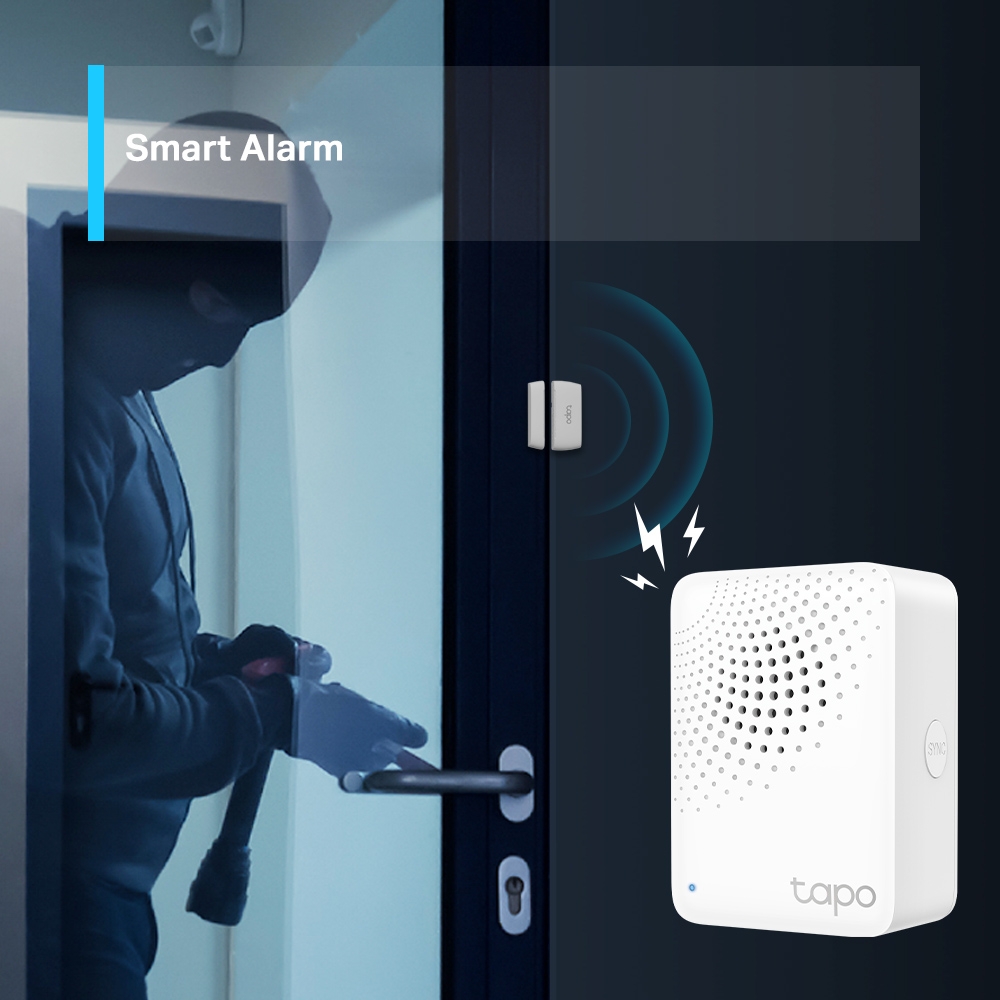 Hub thông minh TP-Link Tapo H100 | Có chuông báo | Chuông cửa thông minh | Kết nối tối đa 64 thiết bị | Bảo hành 2 năm
