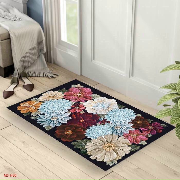 Thảm chùi chân 40x60cm màu ngẫu nhiên