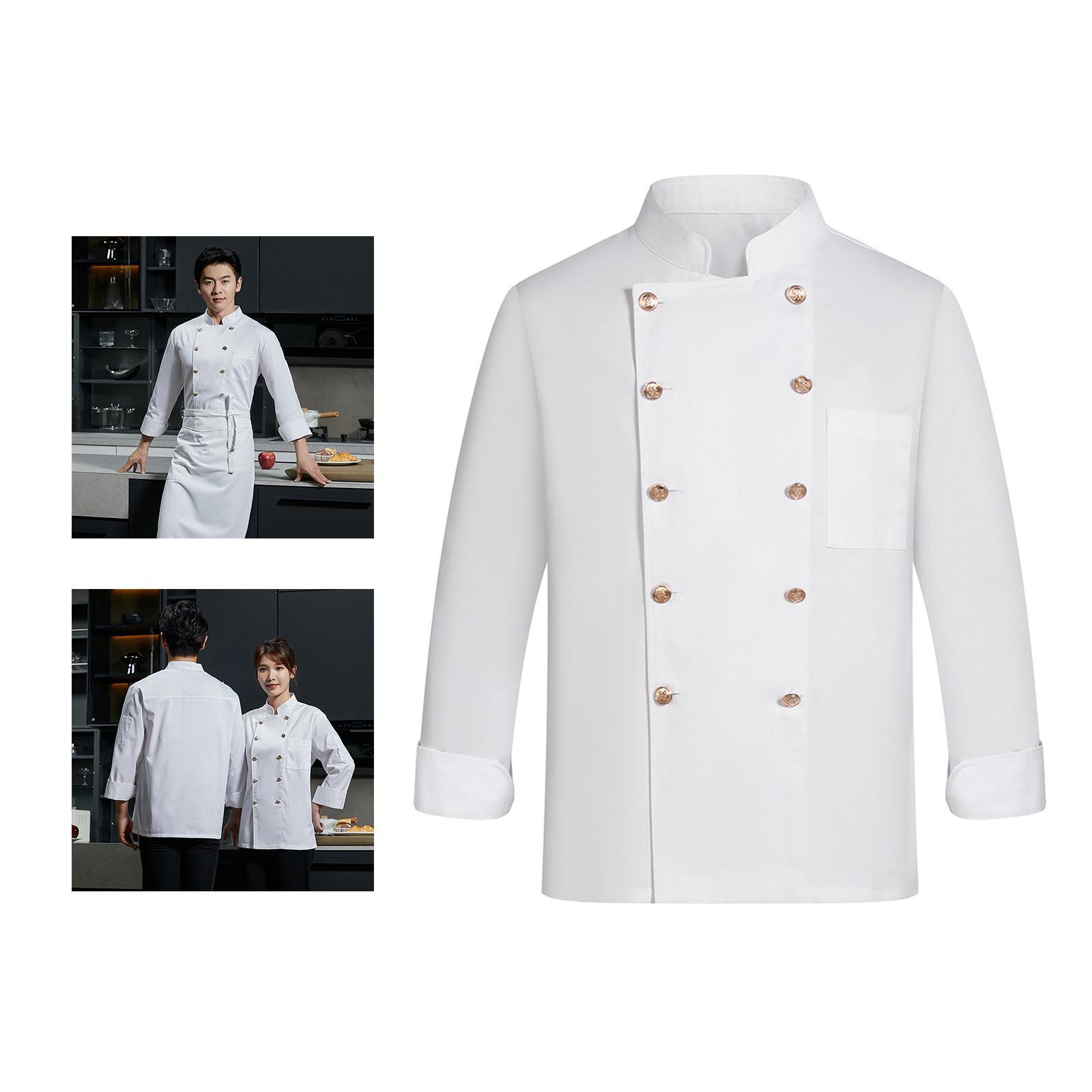 Chef Clothes Sweat Absorption Food Industry Waitress Waiter L