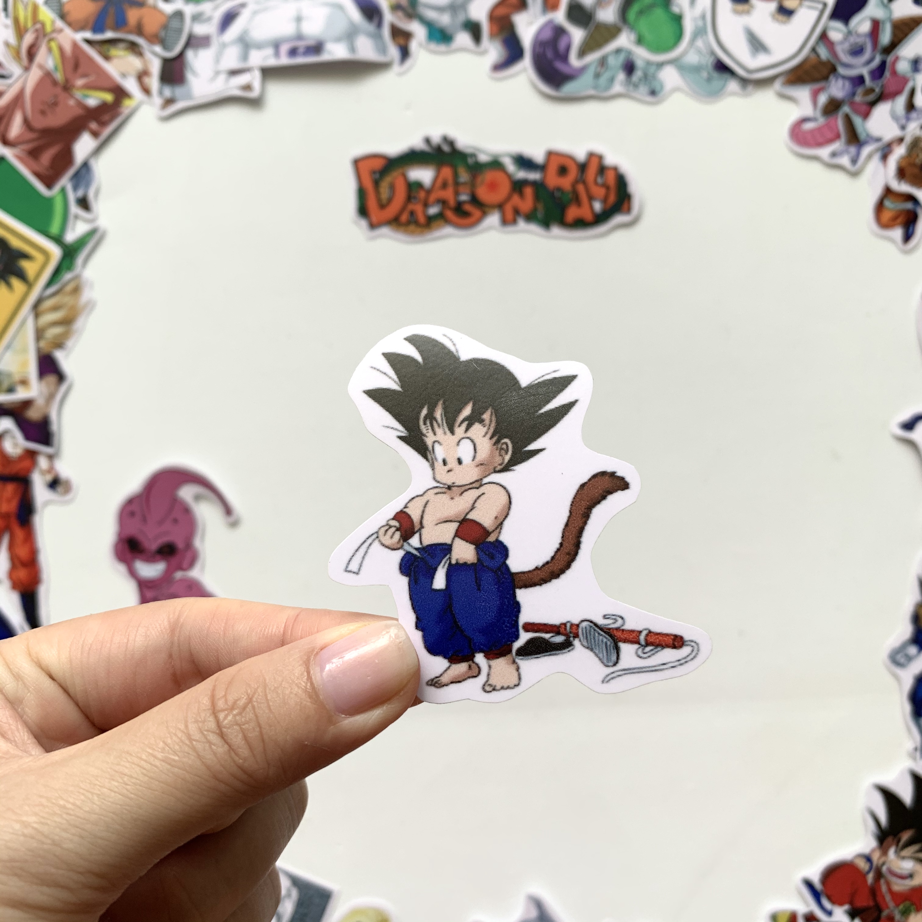 Sticker DRAGON BALL - miếng dán hình Bảy Viên Ngọc Rồng Gohan - Chất Liệu PVC Cán Màng Chất Lượng Cao Chống Nước, Chống Nắng, Không Bong Tróc Phai Màu