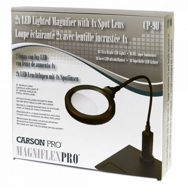  Kính lúp để bàn cao cấp Carson MagniFlex Pro CP-90 2x(4x) - Hàng chính hãng