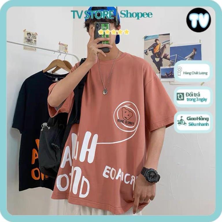 Áo Phông Nam Nữ TVSTORE Áo Thun Áo Phông Tay Lỡ Nam Nữ From rộng AYUH Unisex