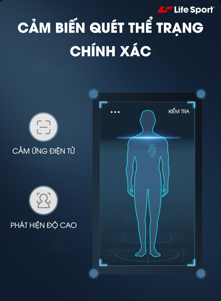 Ghế Massage Toàn Thân Lifesport LS-750, Ghế Massage Công Nghệ Bậc Nhất Kết Hợp Với Các Chất Liệu Cao Cấp BH 6 Năm