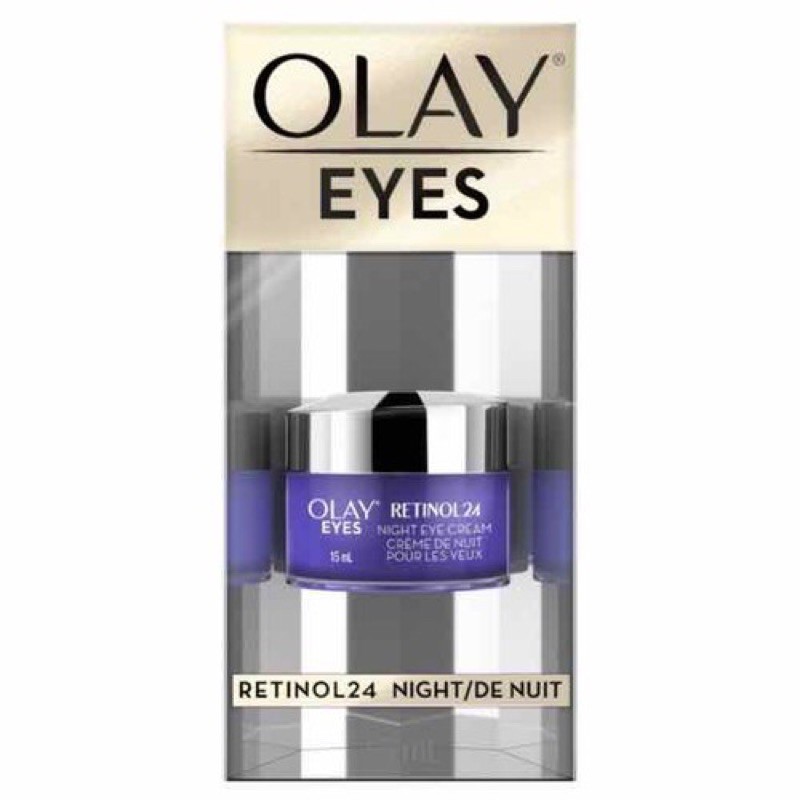 KEM DƯỠNG DA VÙNG MẮT OLAY EYES RETINOL 24 NIGHT 15ML-tím-không có tem phụ