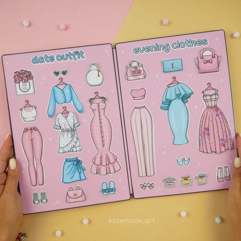 TỦ QUẦN ÁO BÚP BÊ GIẤY 2