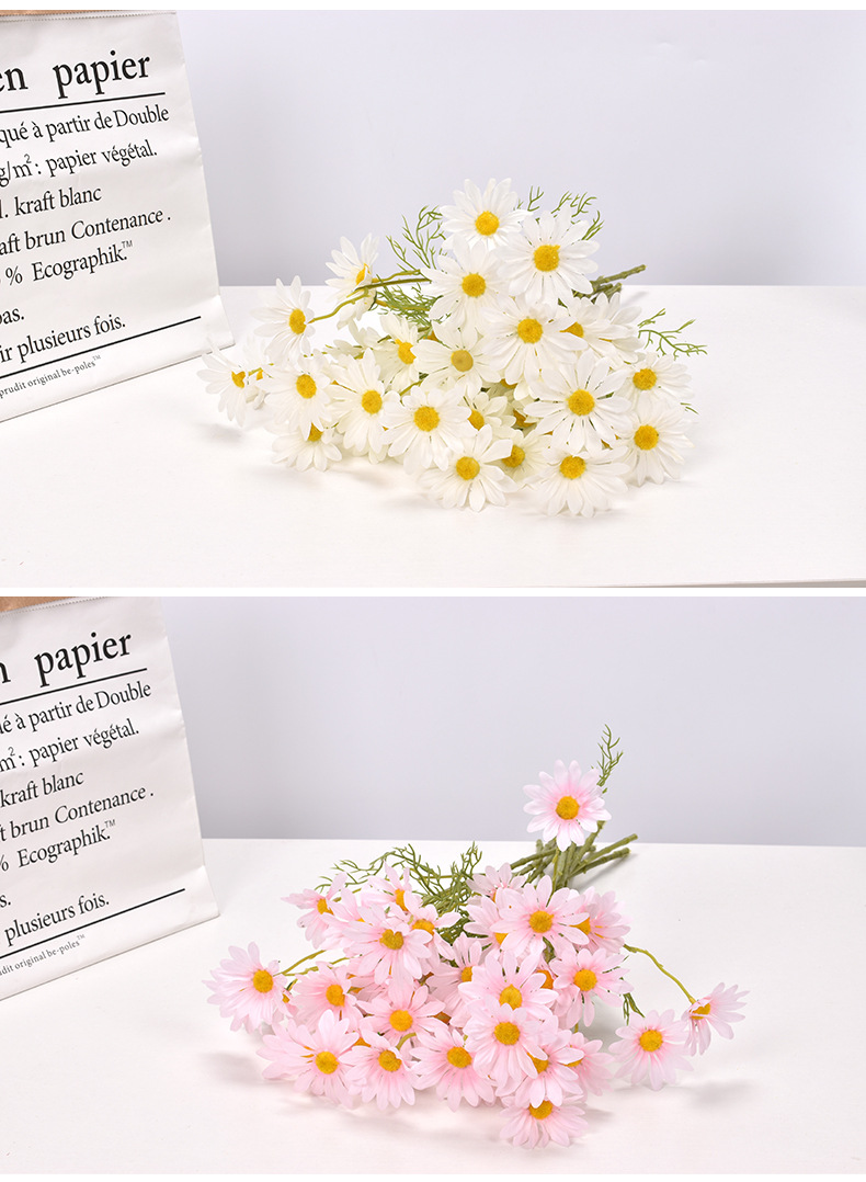 Hoa cúc nhỏ Daisy -  hoa lụa thủ công cao cấp, Hoa decor, trang trí nhà cửa