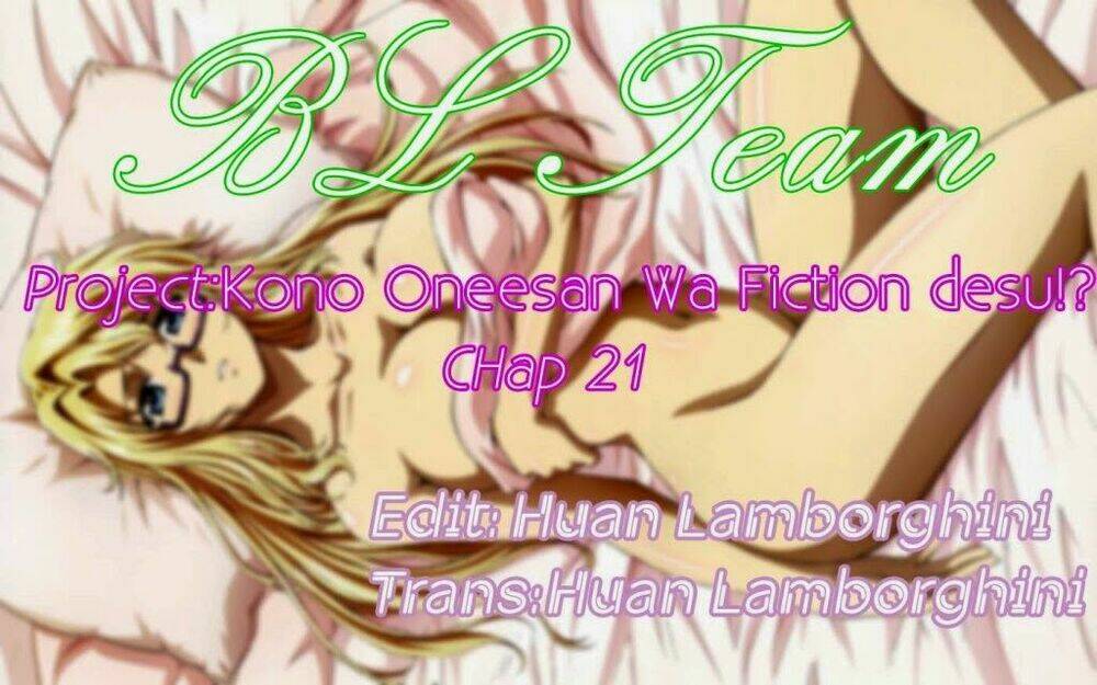 kono oneesan wa fliction desu!? chapter 21 1