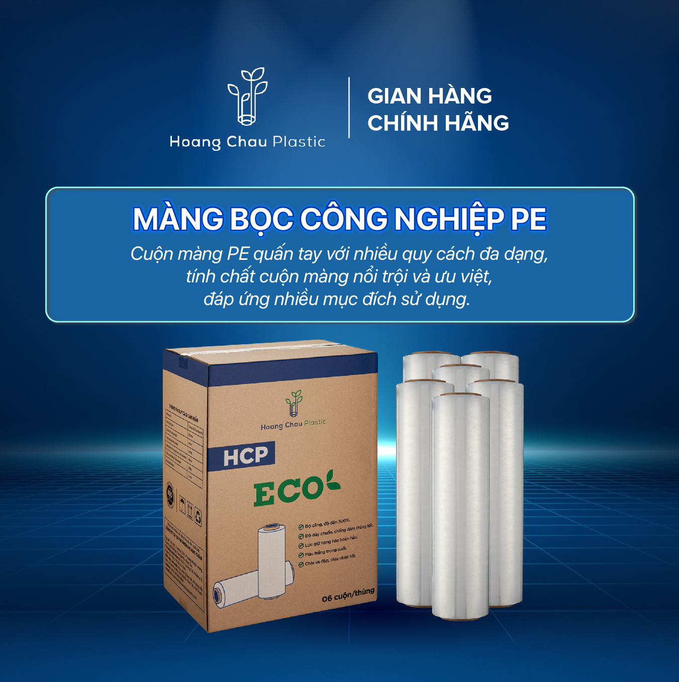 Màng quấn hàng hóa ECO - Khổ 50cm - 12 mic - 2.9 kg