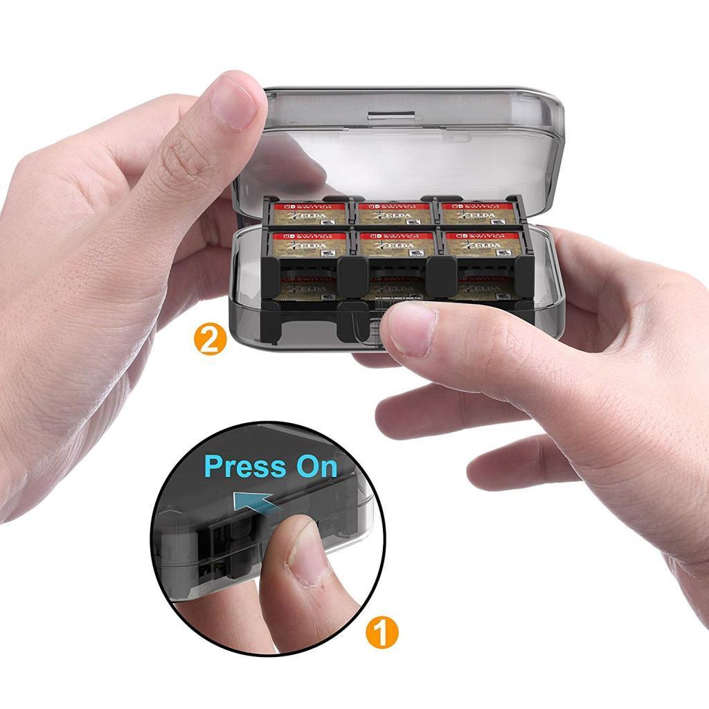 Game Card Case for  Switch 24 in 1 Storage Organizer Easy Carrying