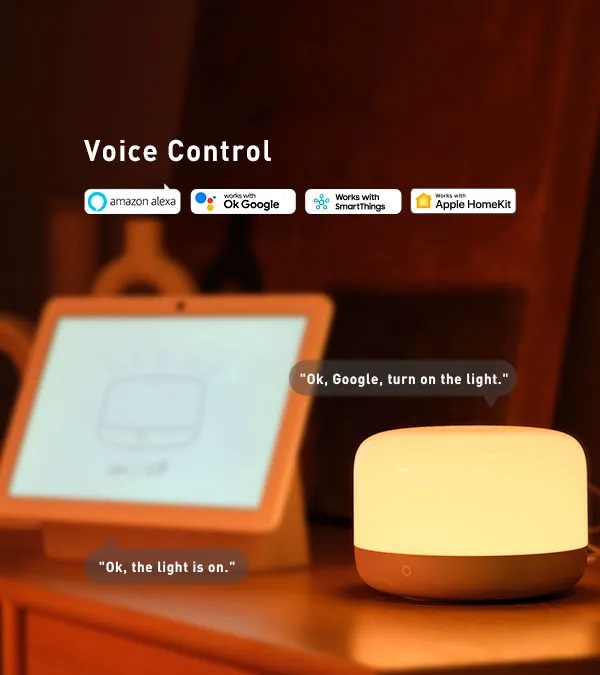 Đèn ngủ thông minh Yeelight LED Bedside Lamp D2 WRGB - Tương thích Apple HomeKit, Google Home