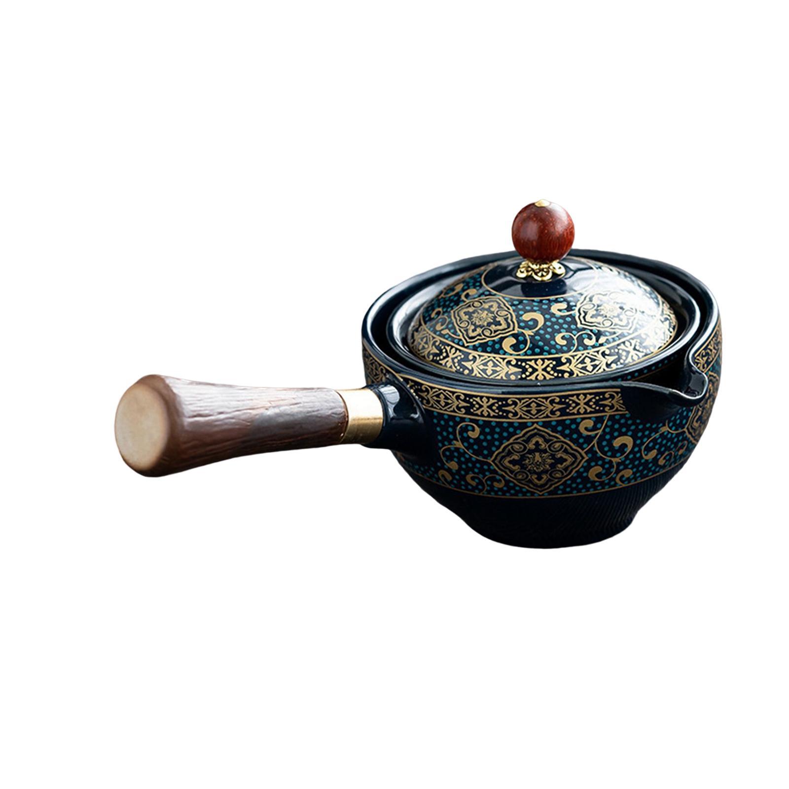 Side Handle Tea Maker Ceramic Teapot kettle for Travel
