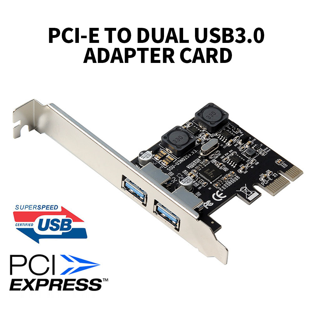 Bộ Chuyển Đổi Tốc Độ Cao PCI-E Sang Dual USB3.0 Cho Máy Tính Để Bàn