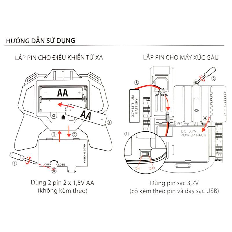 Đồ Chơi Mô Hình Xe Ben Điểu Khiển Từ Xa - Winka DK81268