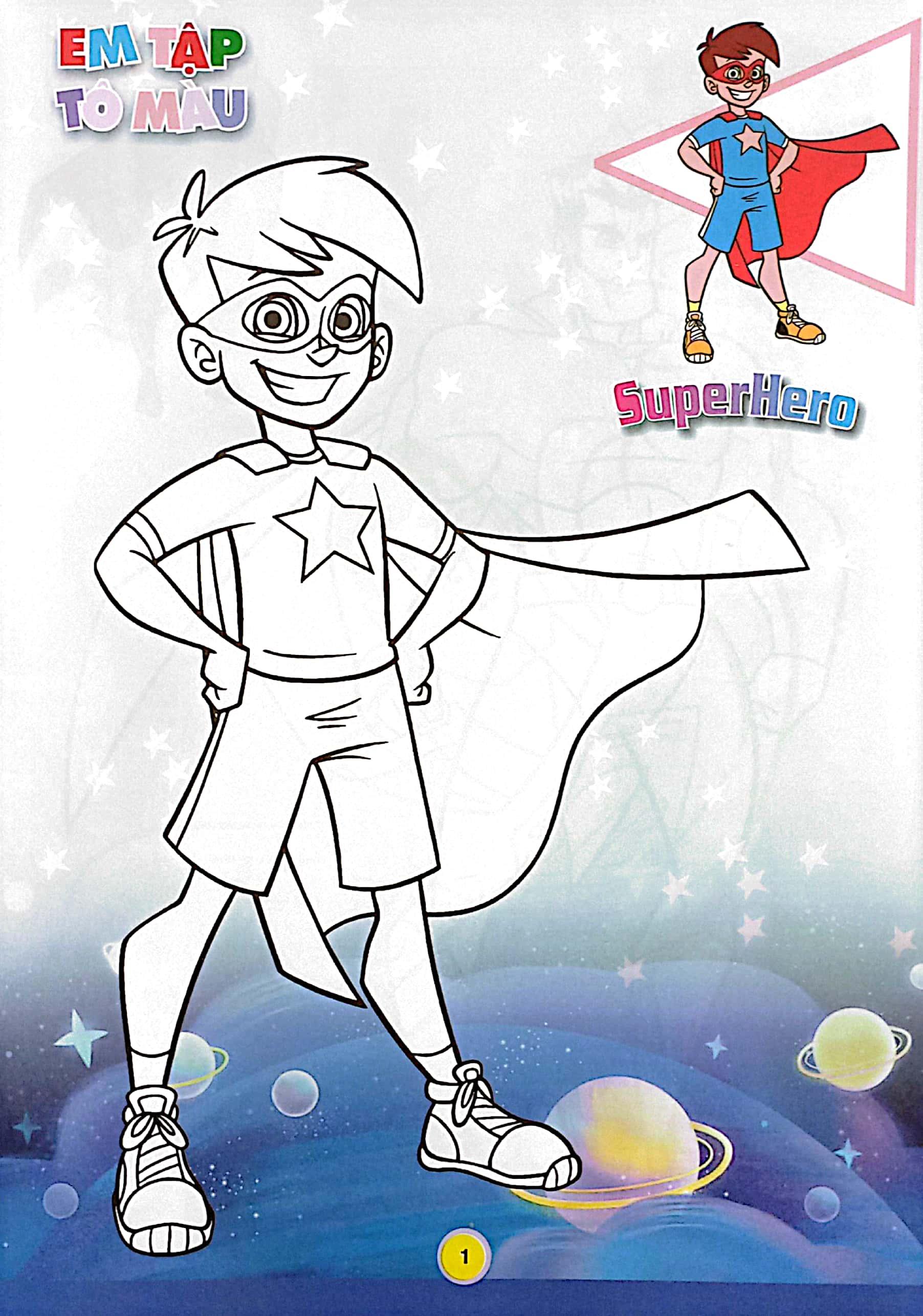 Em Tập Tô Màu - Super Hero Siêu Nhân 2