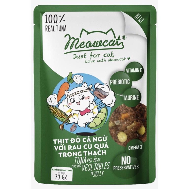 Pate cho mèo meowcat 70g nhiều vị phong phú bổ dưỡng kích thích vị giác cho mèo lớn mèo con