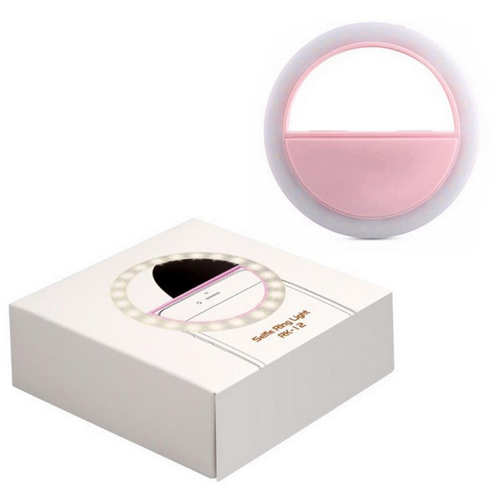 Portable Selfie L-ED Light Ring Fill Camera Flash for Mobile Phone Universal