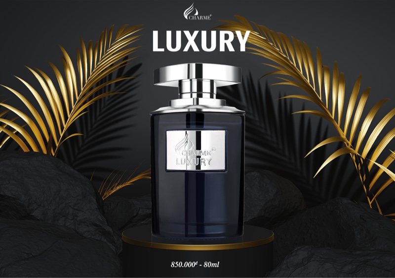 Nước hoa nam cao cấp, Charme Luxury, lưu hương lâu, hương mát lạnh pha chút nồng ấm, 80ml